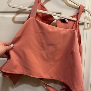 NBD backless crop top